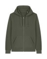 Heren Hooded Sweater Stanley Stella Mixer Full Zip Khaki